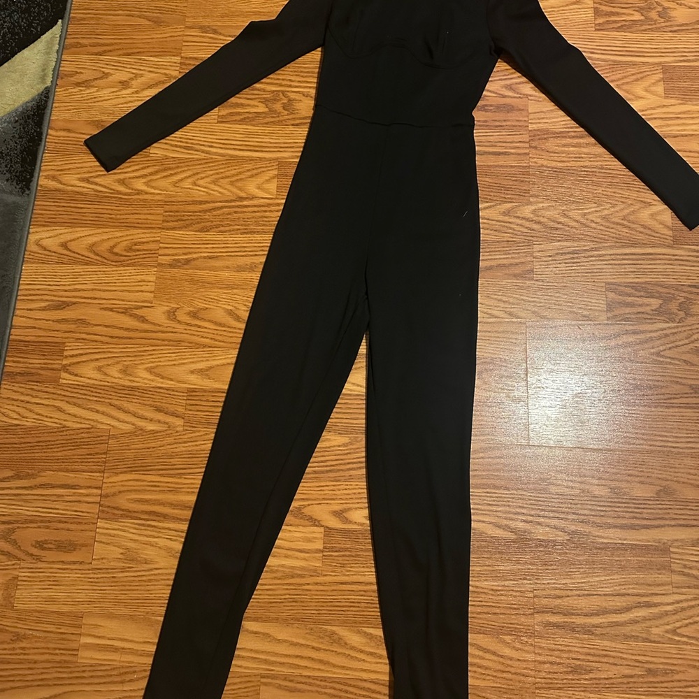 SHEIN Classic Black Jumpsuit
